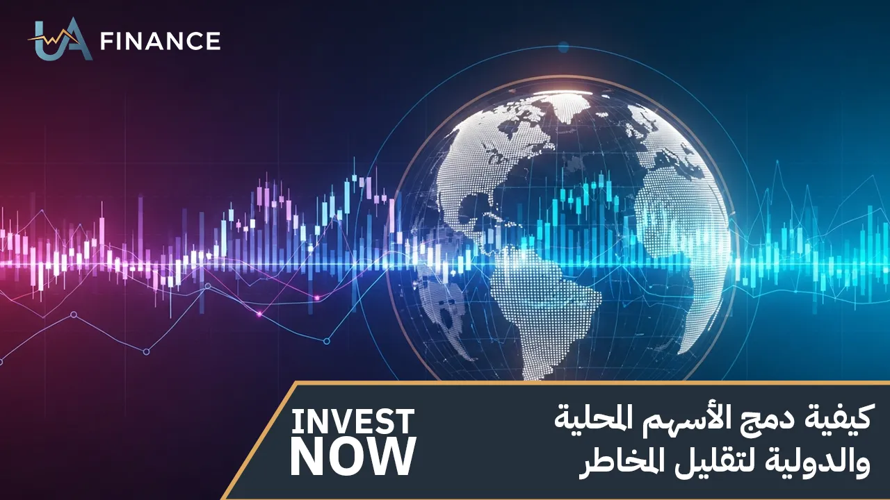 كيفية دمج الأسهم المحلية والدولية لتقليل المخاطر