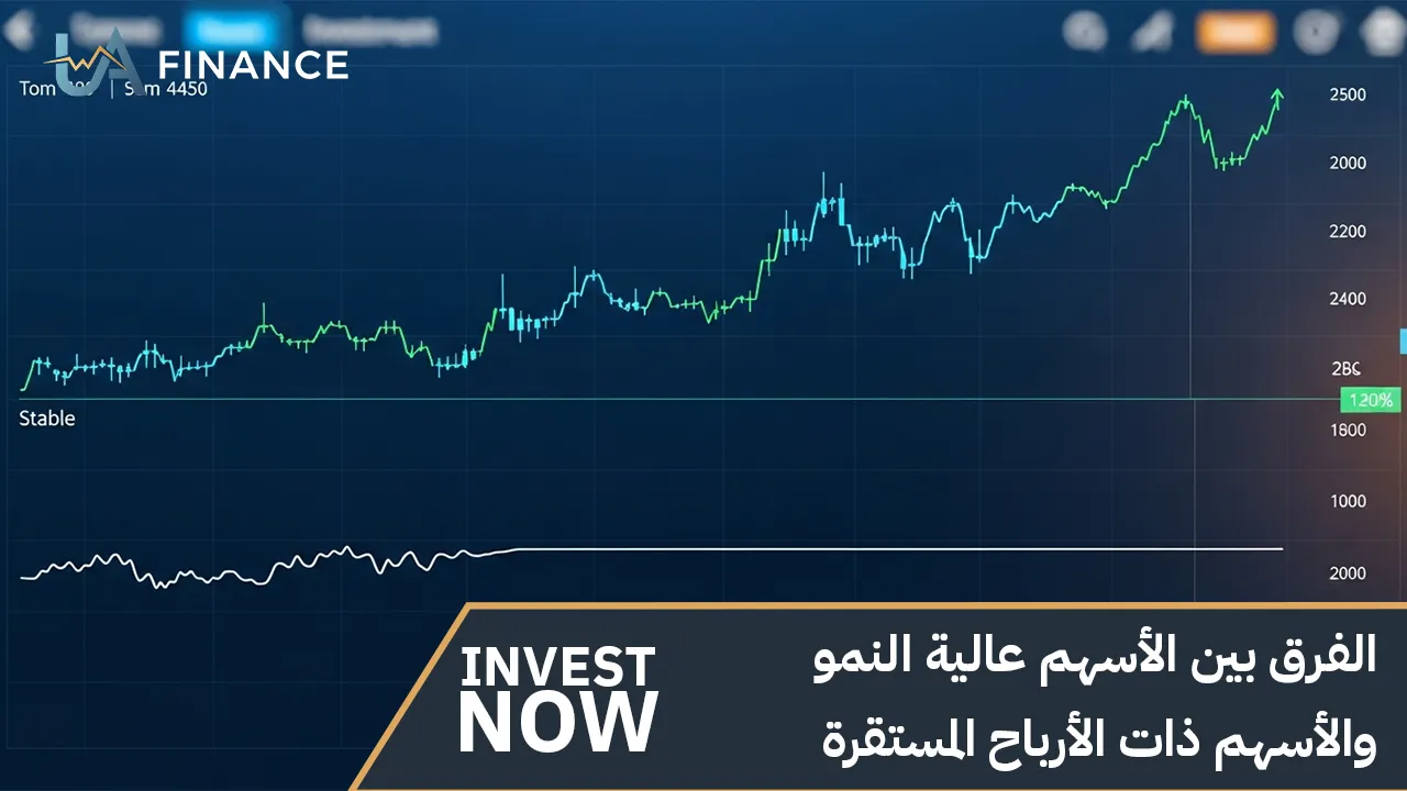 الفرق بين الأسهم عالية النمو والأسهم ذات الأرباح المستقرة
