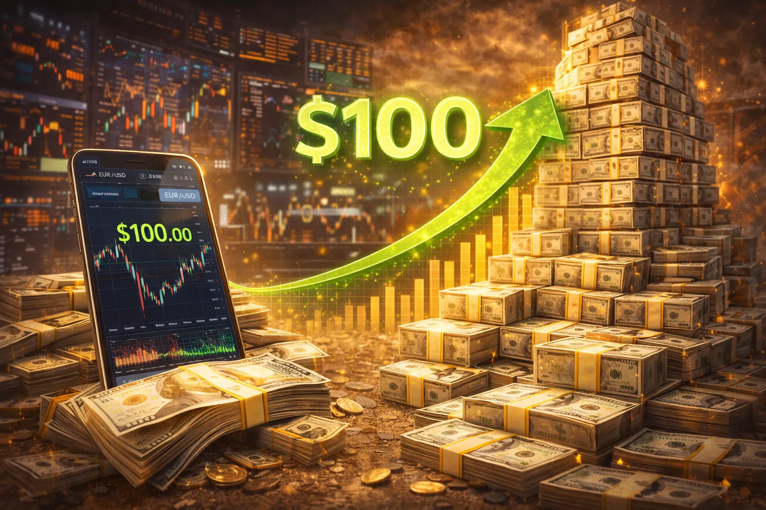 $100 a Day in Forex Sounds Easy—Until You See the Capital You Actually Need