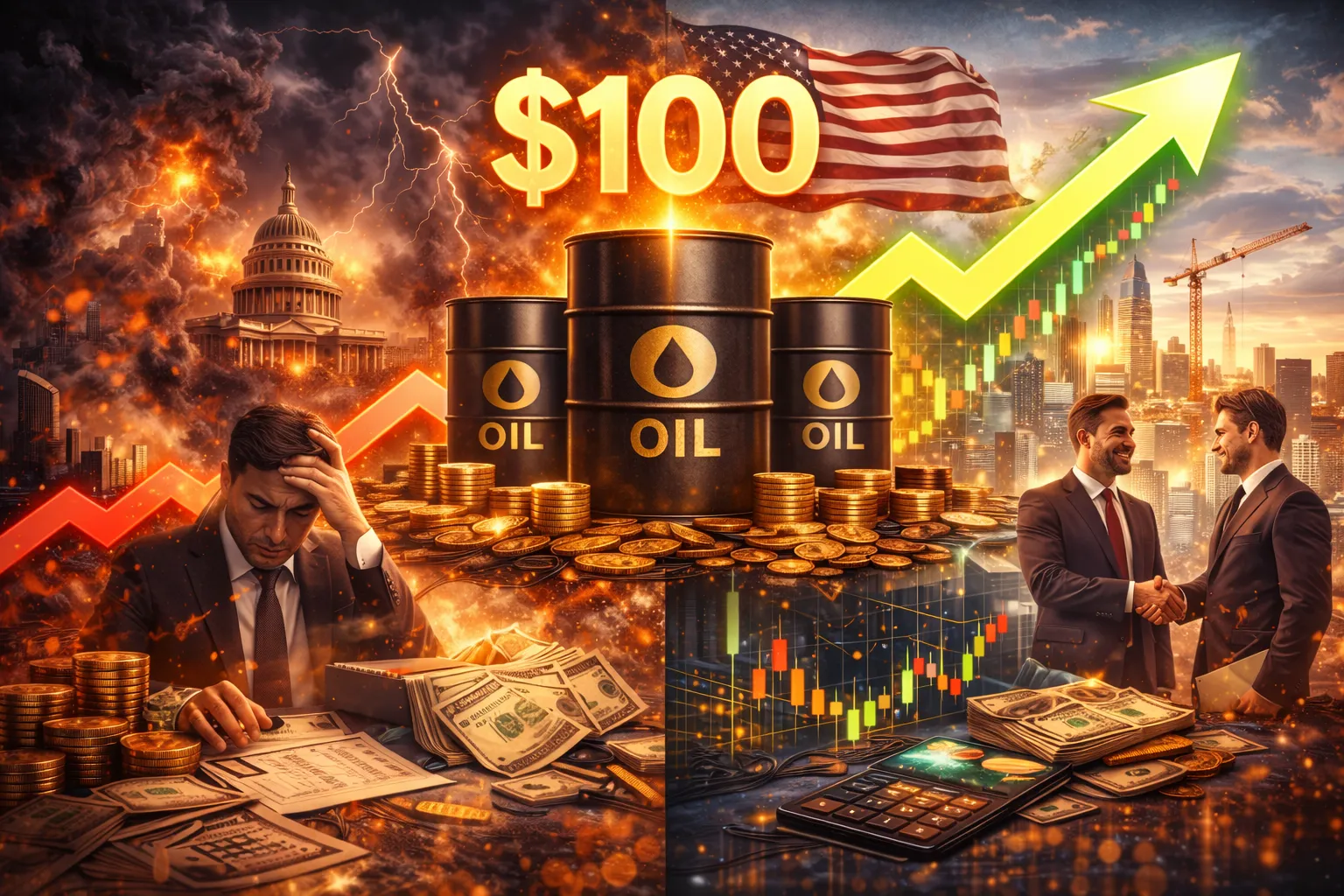 $100 Oil Price Creates Mixed Outlook for U.S. Economic Growth