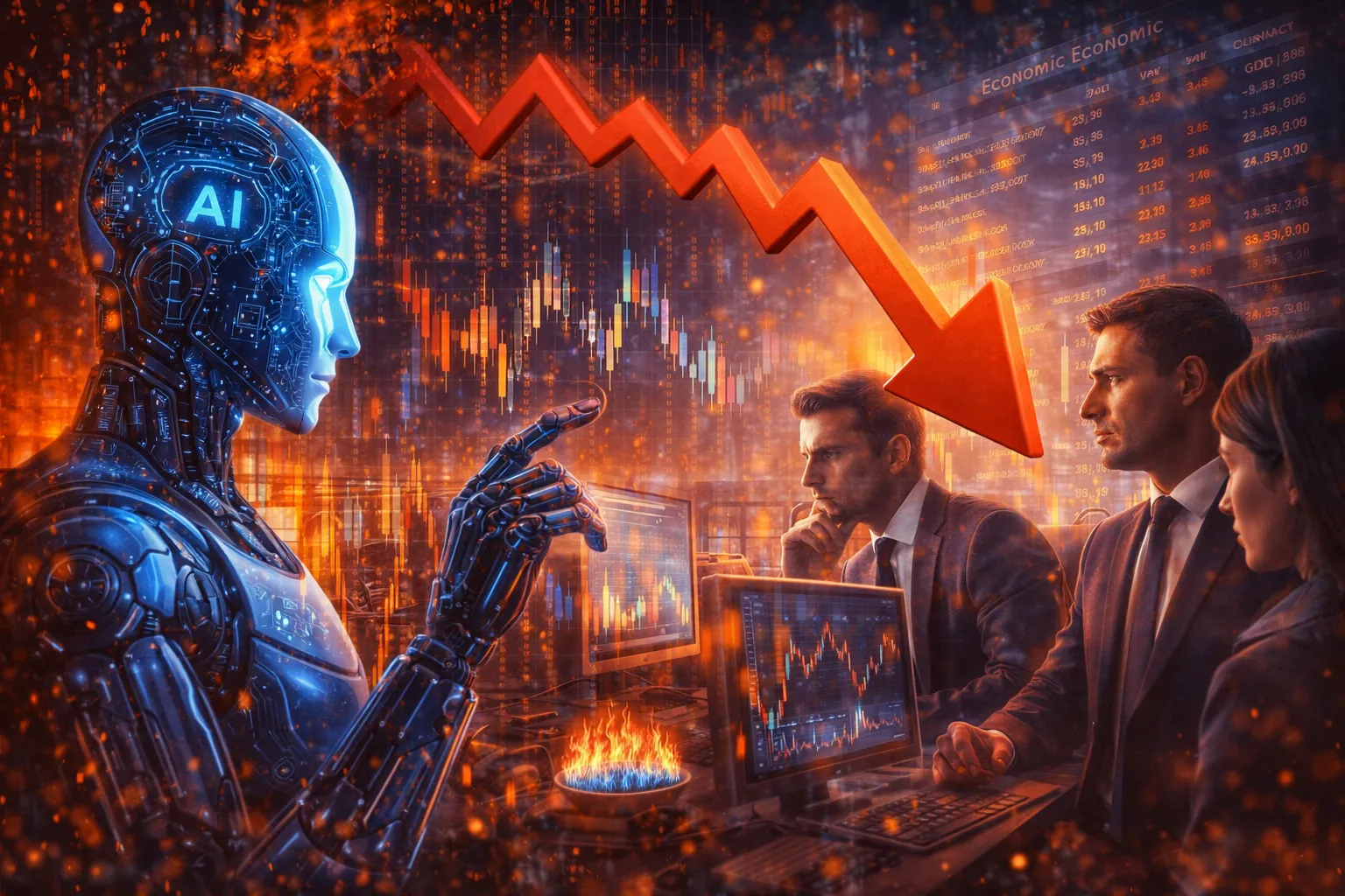 AI Disruption Looms Over Markets as Investors Await Key Economic Data