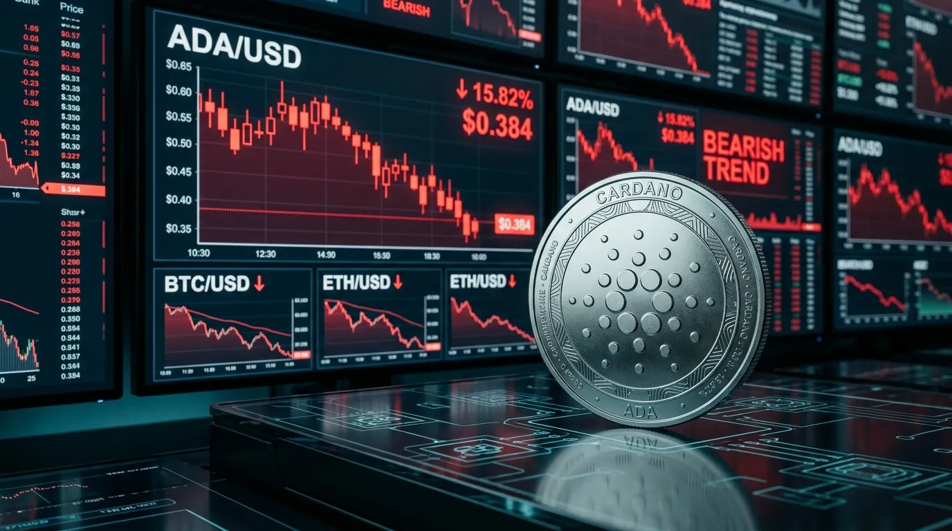 هبوط حاد في كاردانو مع استمرار الضغوط البيعية في سوق العملات الرقمية