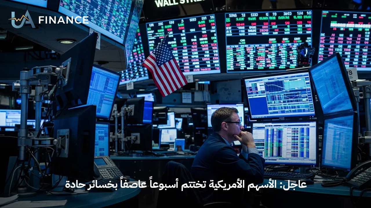 عاجل: الأسهم الأمريكية تختتم أسبوعًا عاصفًا بخسائر حادة