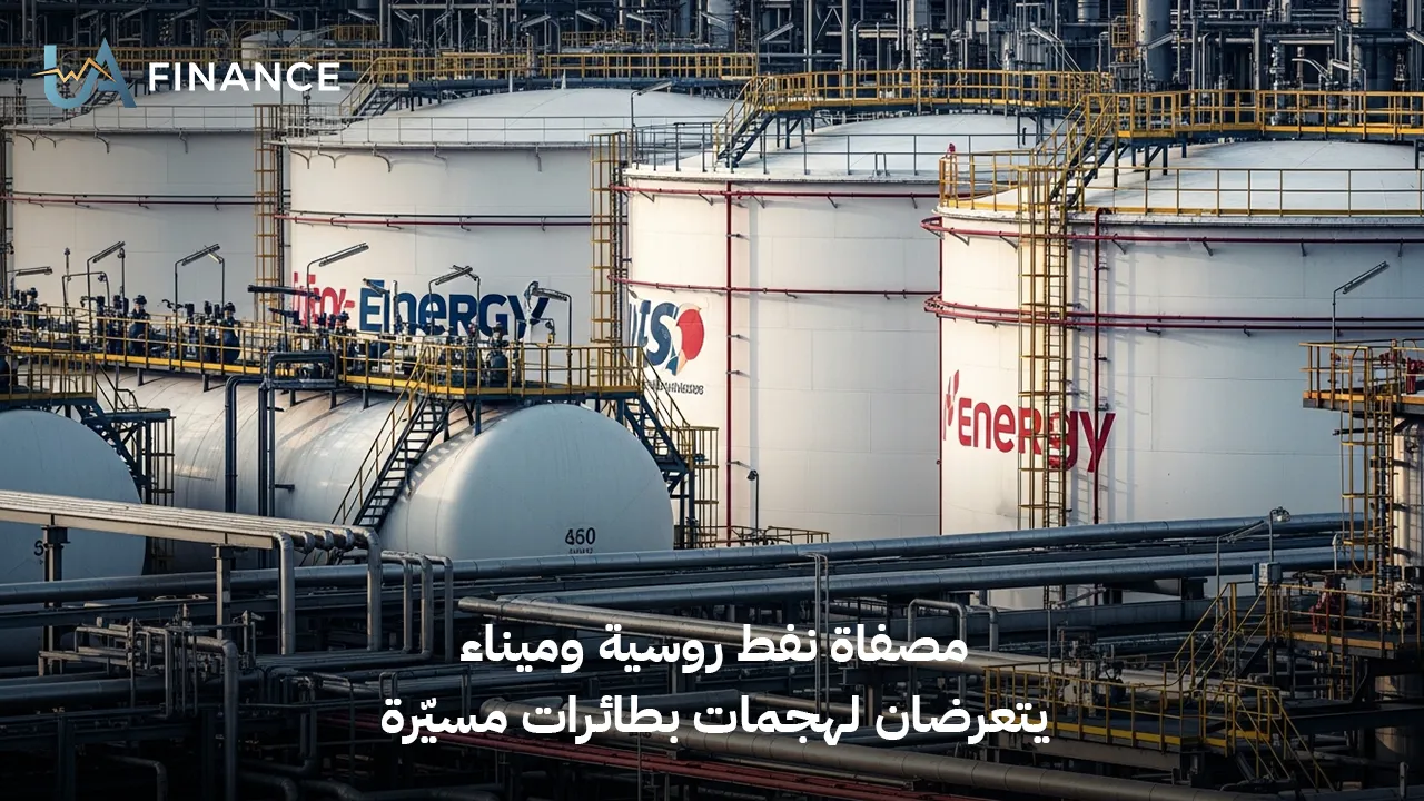 تصعيد في عمق الطاقة الروسية: طائرات مسيّرة تستهدف مصفاة نفط وميناء استراتيجياً