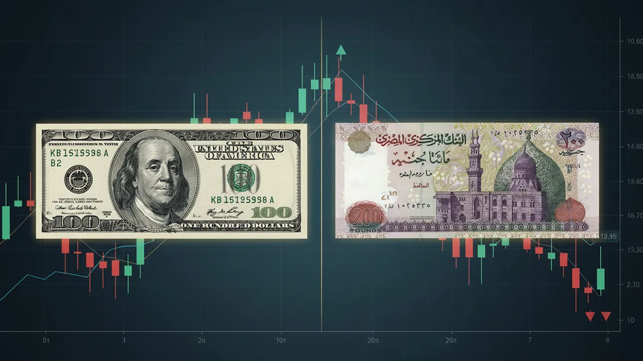 الدولار يواصل الصعود أمام الجنيه المصري في تعاملات اليوم وسط ضغوط على العملة المحلية
