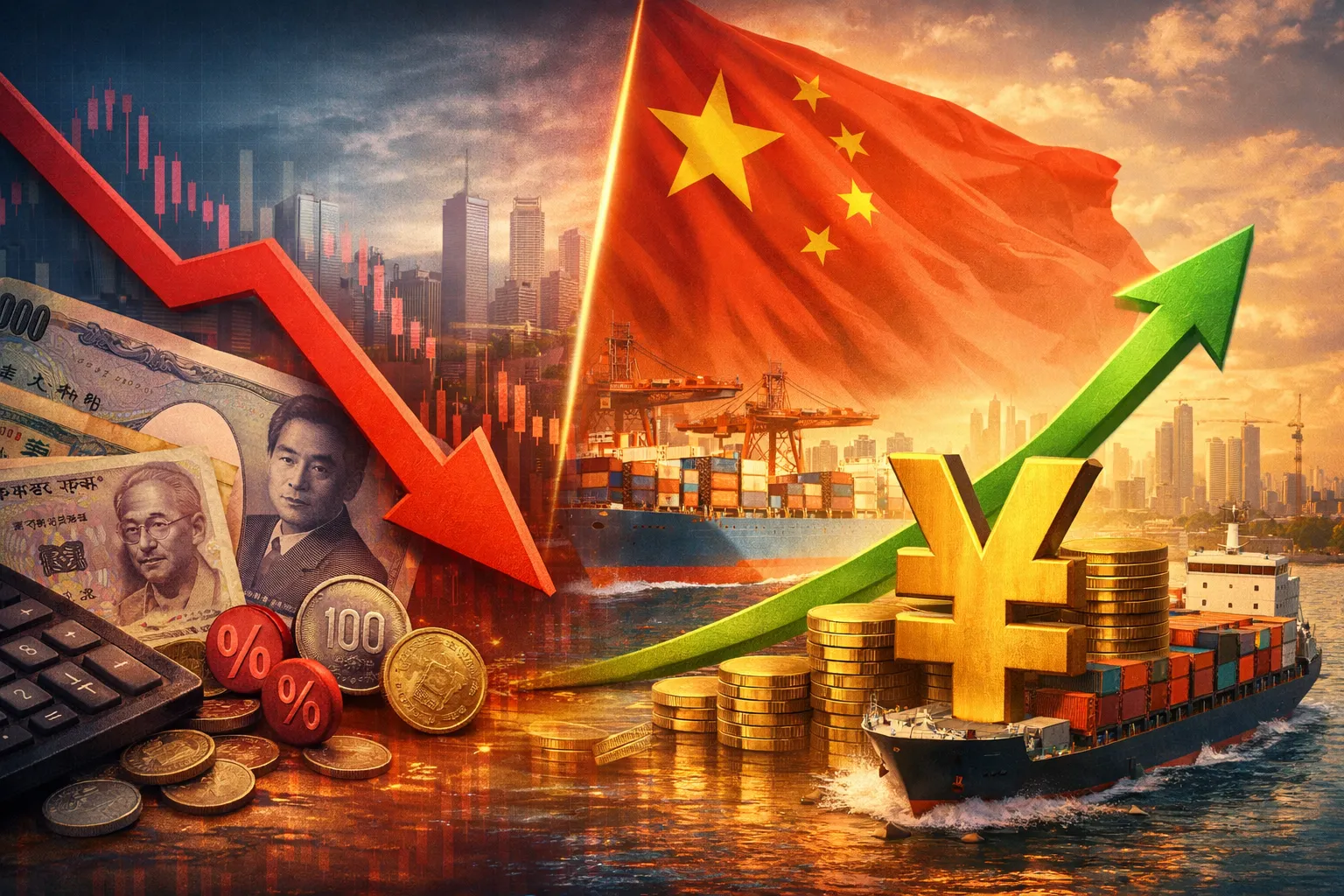 Asia FX Weakens as Yuan Rises on Strong China Trade Data