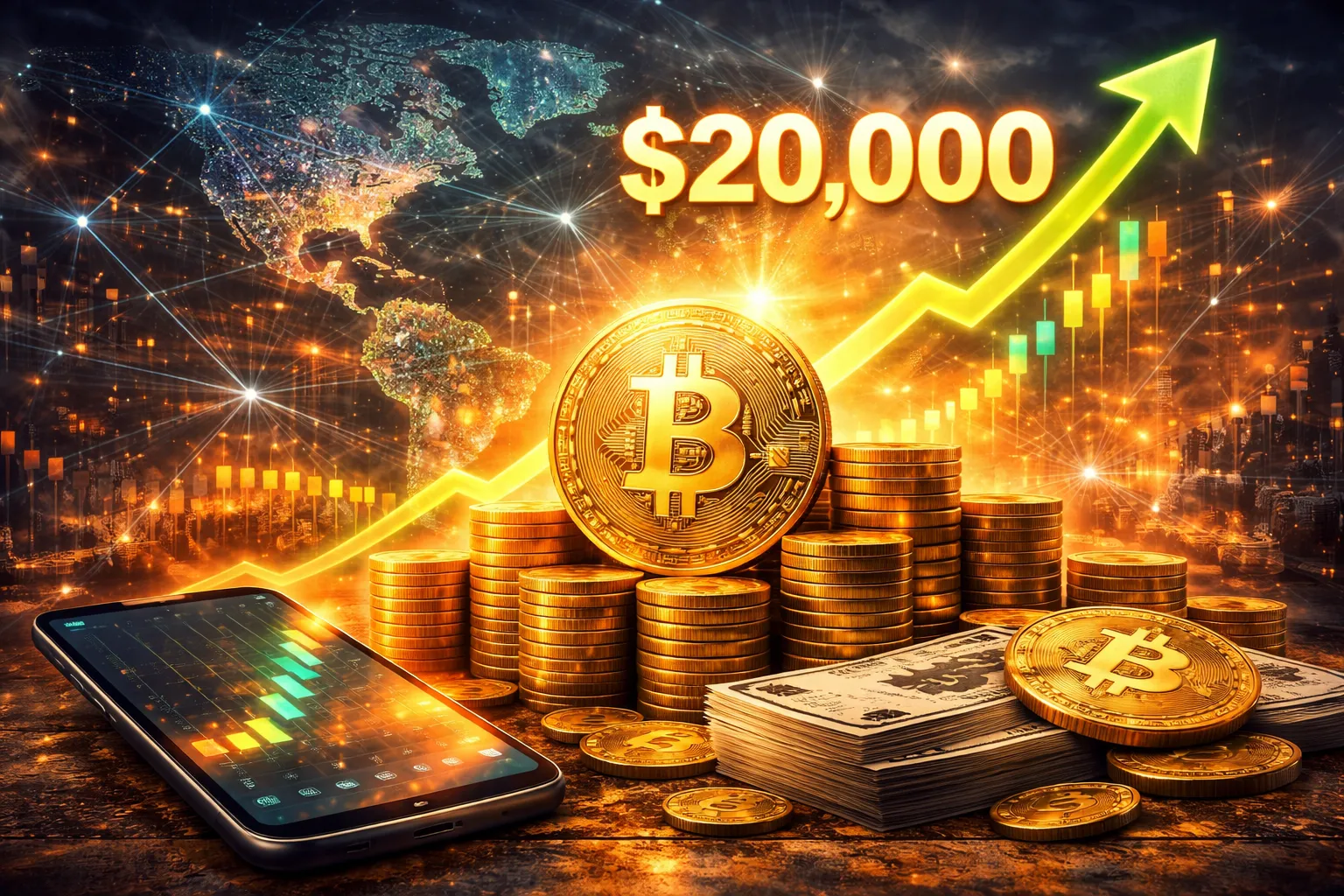 Bitcoin Rebounds Above $20K as Risk Appetite Improves Globally