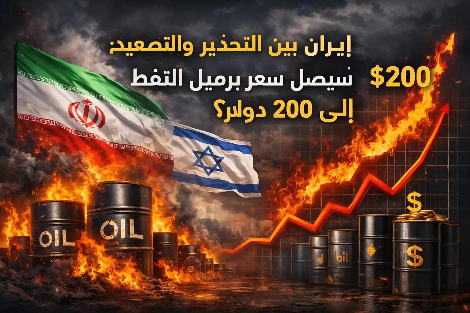 إيران بين التحذير والتصعيد: هل سيصل سعر برميل النفط إلى 200 دولار؟