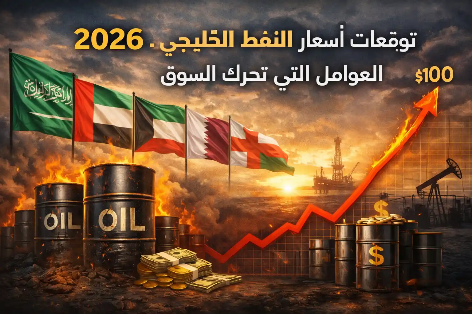 توقعات أسعار النفط الخليجي 2026: العوامل التي تحرك السوق