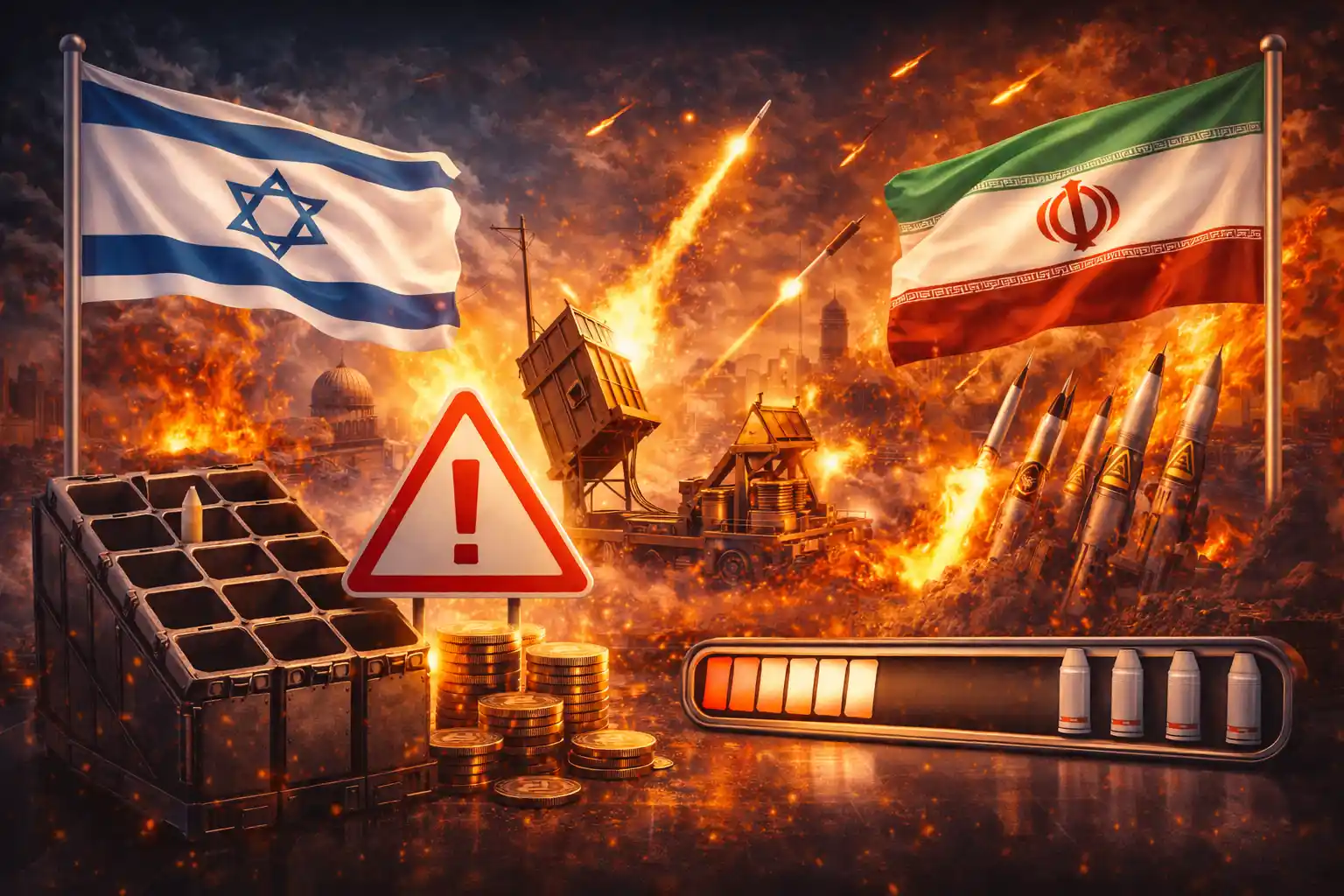 إسرائيل تحذر واشنطن من تراجع مخزون الصواريخ الاعتراضية مع تصاعد المواجهة مع إيران