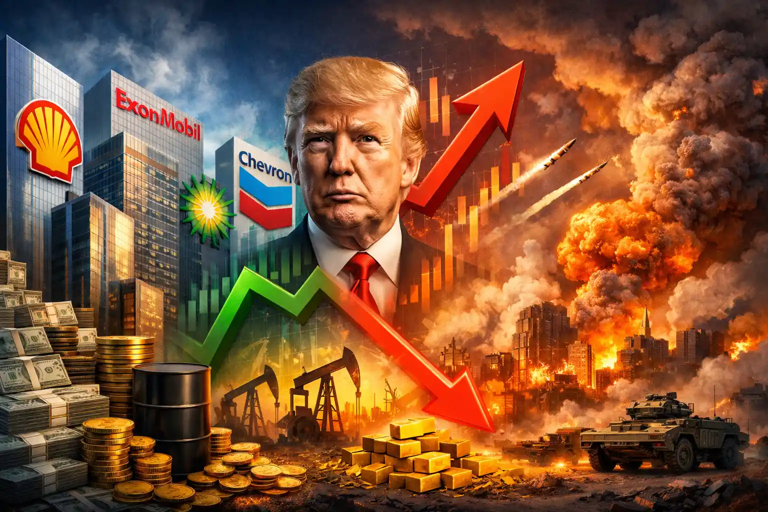 عاجل: صناعة النفط تحذر Donald Trump من تعمّق الأزمة.. الأسعار تنطلق والذهب يتراجع