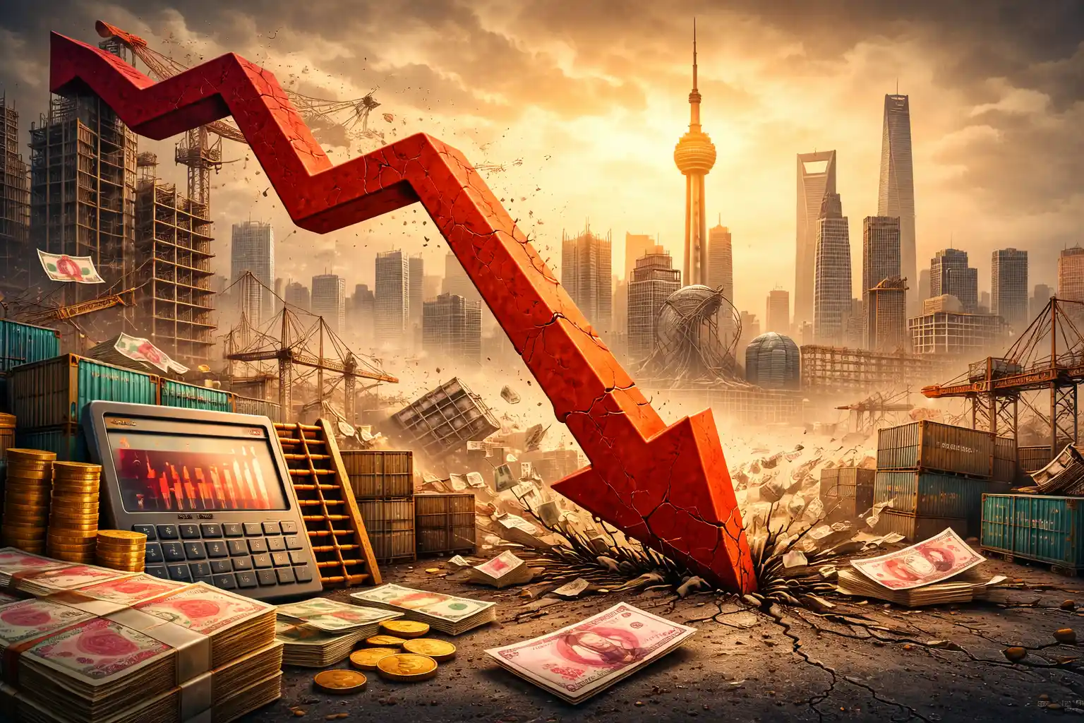 تباطؤ نمو الاقتصاد الصيني في الفصل الأول من 2026