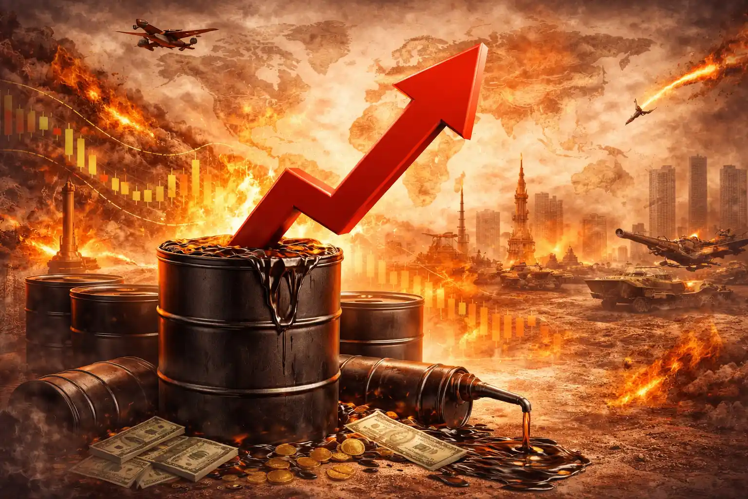 ارتفاع النفط مع استمرار التوترات الجيوسياسية