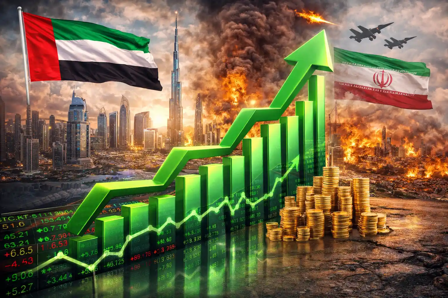 بورصات أسهم الخليج تصعد بقيادة دبي مع استمرار حرب إيران