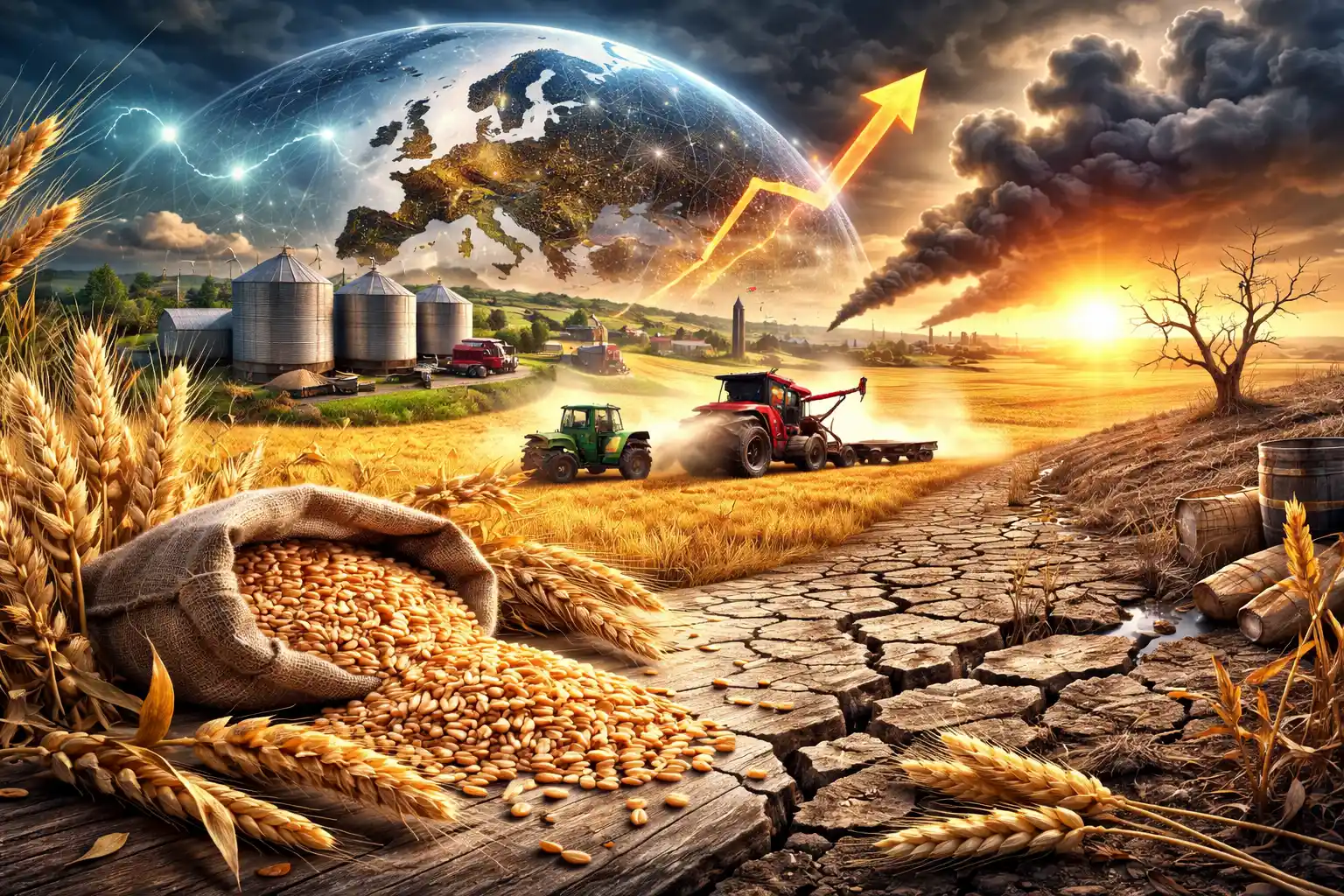 تراجع إنتاج القمح في أوروبا يرفع المخاوف بشأن الإمدادات