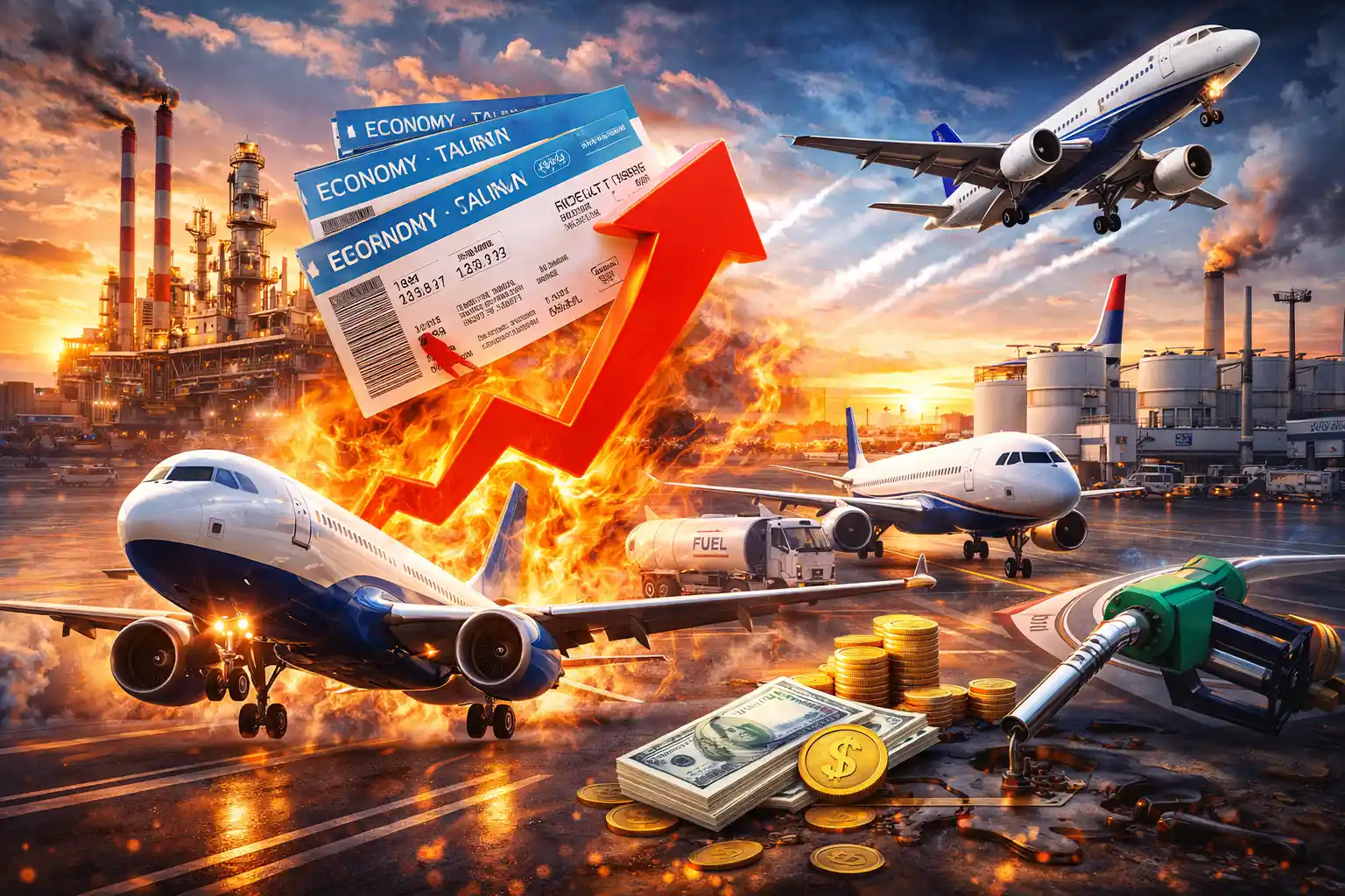 شركات الطيران ترفع أسعار التذاكر مع زيادة تكاليف التشغيل