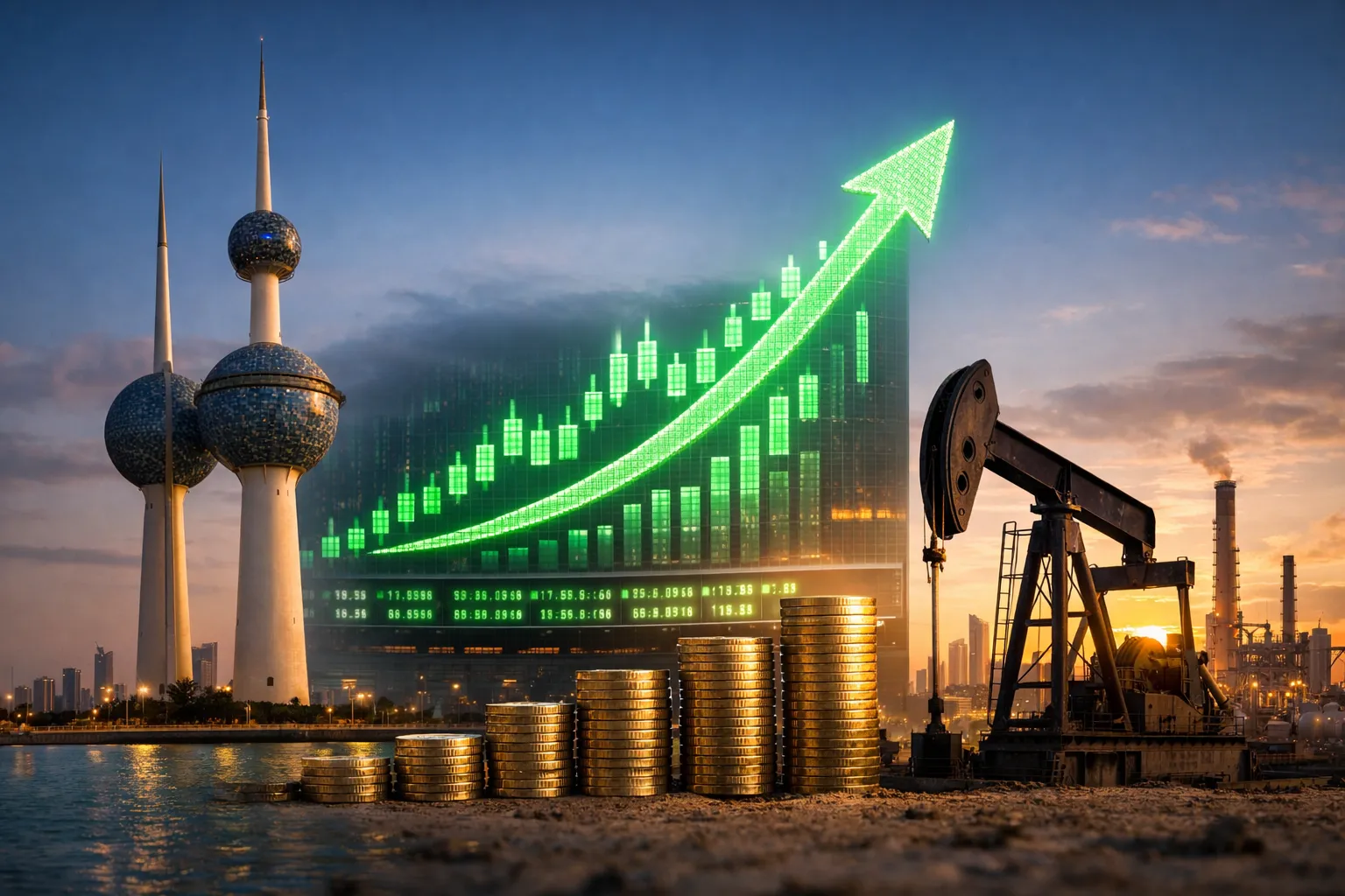 تعافي قطاعي الاتصالات والطاقة في بورصة الكويت وسط التحديات الجيوسياسية