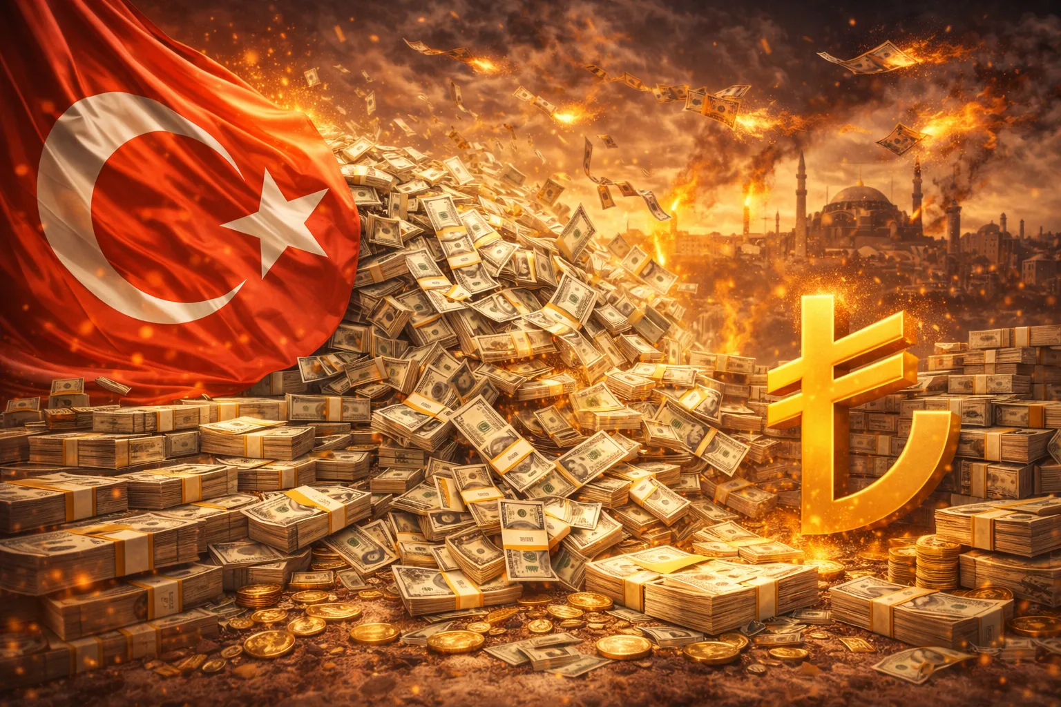تركيا تتدخل بقوة لدعم الليرة التركية