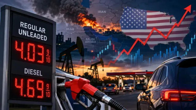 أسعار البنزين تتجاوز 4 دولارات في أمريكا.. حرب الشرق الأوسط تضغط على ميزانيات الأسر
