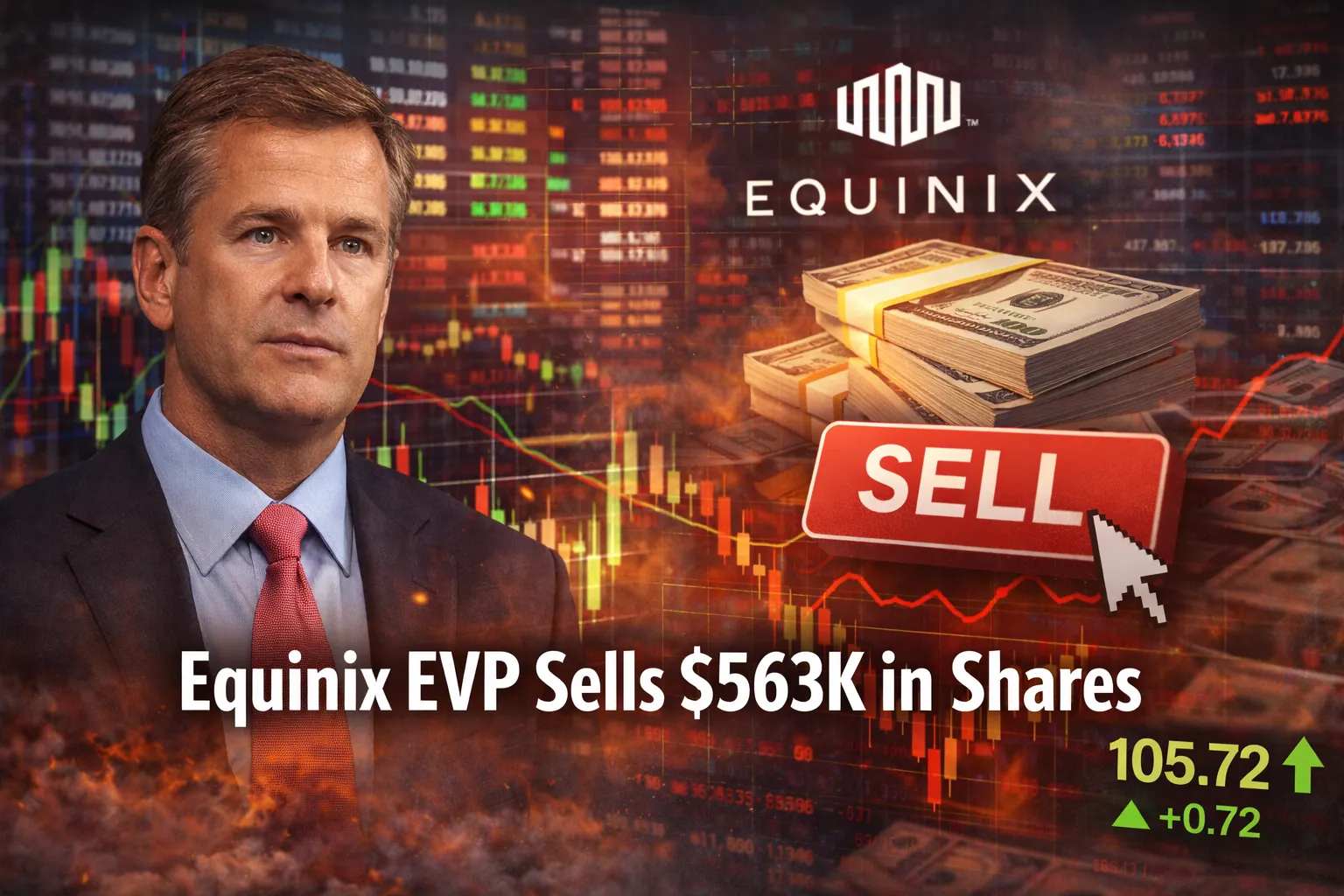 Equinix EVP Sells $563K in Shares.