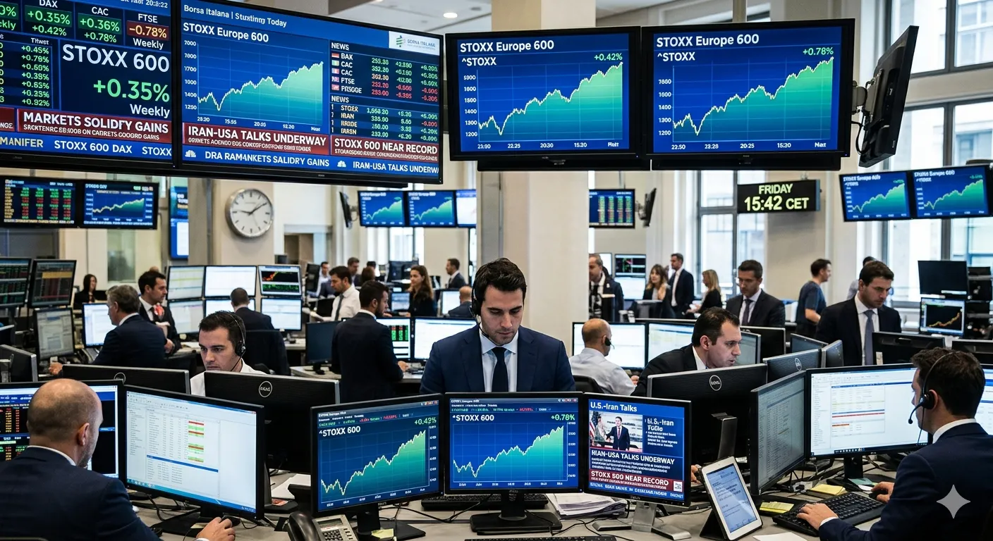 أسهم أوروبا تتماسك قرب قممها.. ترقب محادثات أميركا وإيران يدفع ستوكس 600 نحو مكاسب أسبوعية جديدة
