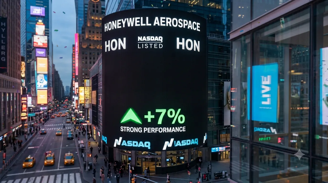 أسهم "هانيويل أيروسبيس" تقفز بنسبة 7% في أولى جلسات إدراجها ببورصة ناسداك أسهم "هانيويل أيروسبيس" تقفز بنسبة 7% في أولى جلسات إدراجها ببورصة ناسداك