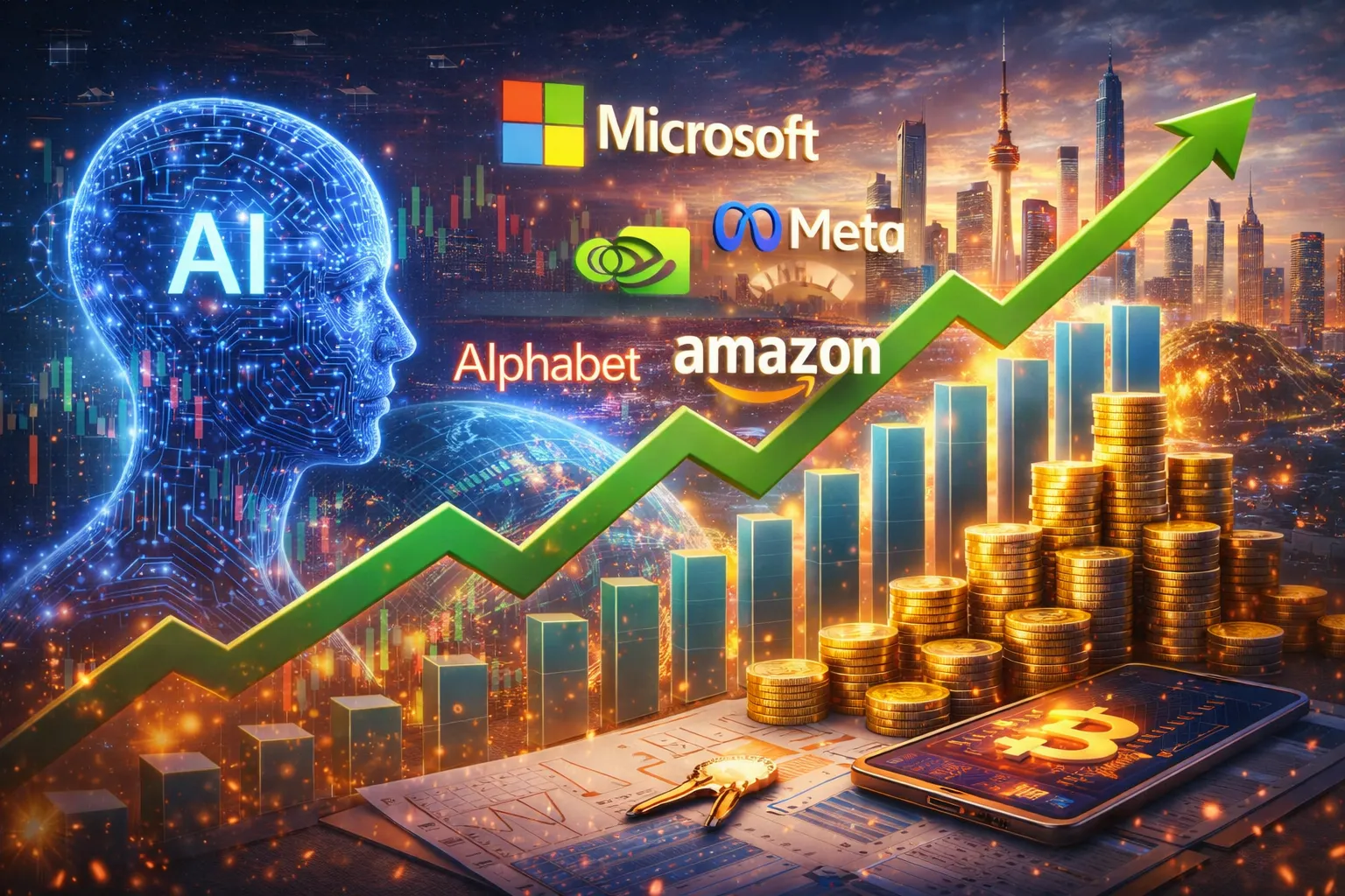 Global Tech Stocks Rally as AI Investment Accelerates Worldwide
