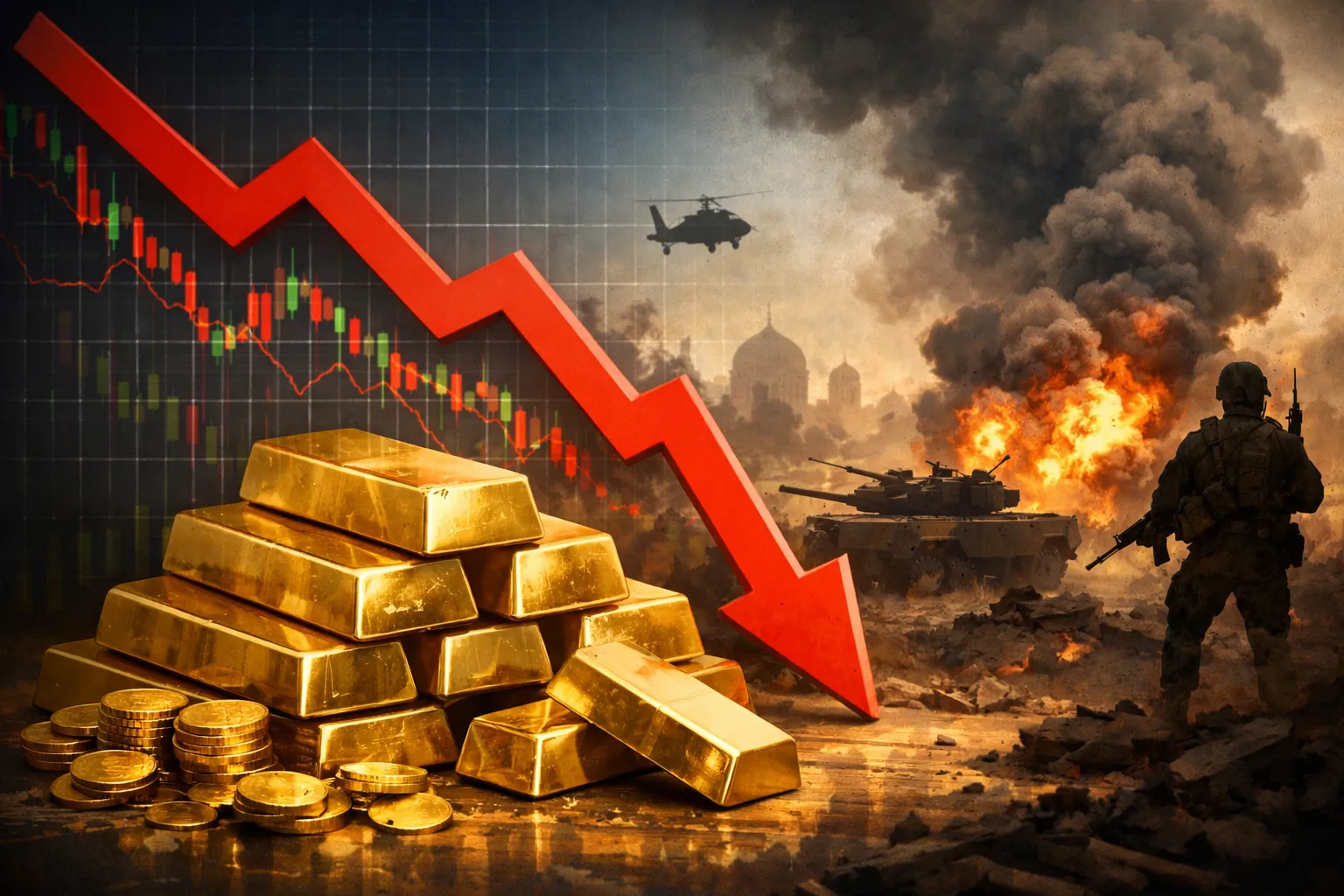 Gold Prices Dip as Iran Conflict Keeps Markets on Edge