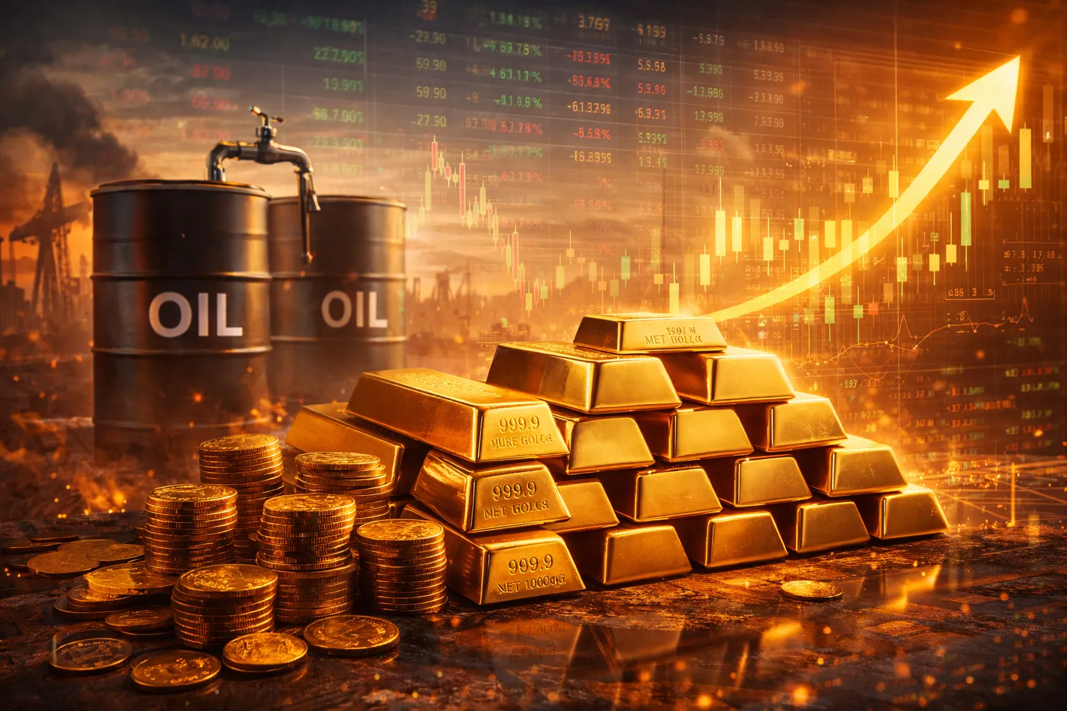 Gold Rises After Oil-Reserve Release Report Eases Market Shock