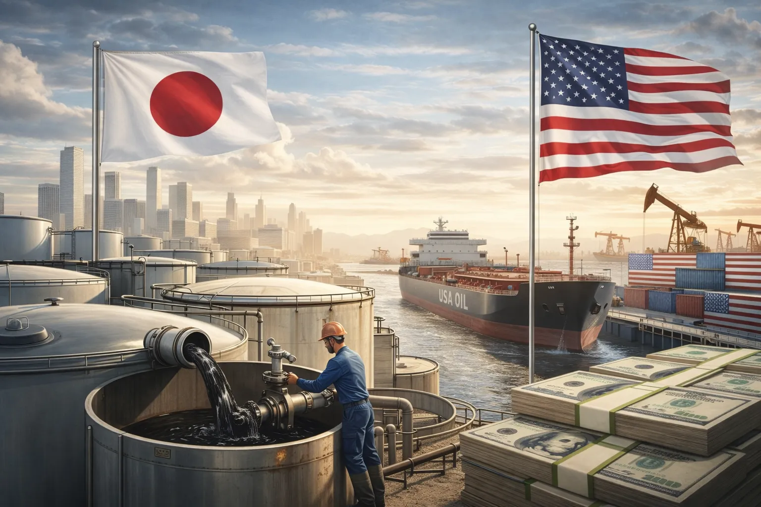 Japan Releases Oil Stocks as U.S. Urges Allies to Buy American