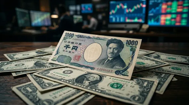 ارتفاع سعر الدولار مقابل الين إلى 156.25