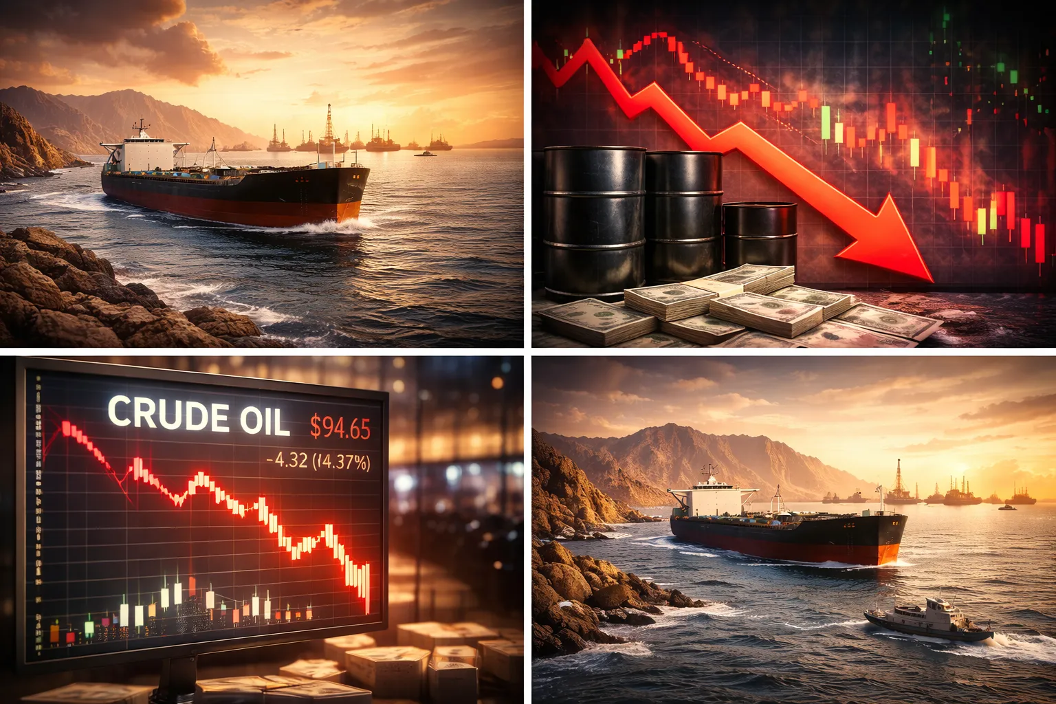 Oil Prices Fall as Trump Signals Iran War May Be Nearing an End
