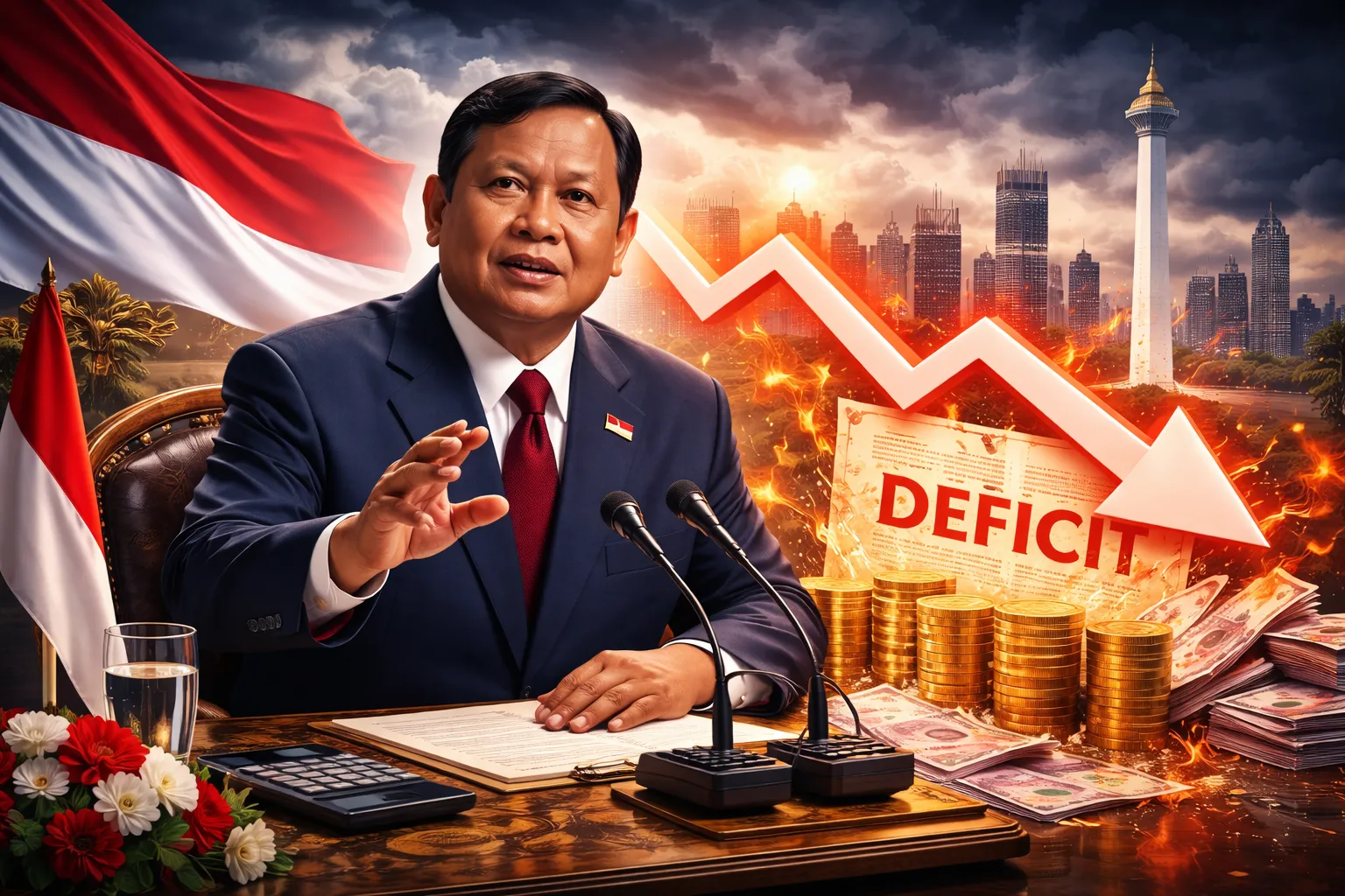Prabowo Says Indonesia Could Breach Deficit Cap Only in Crisis