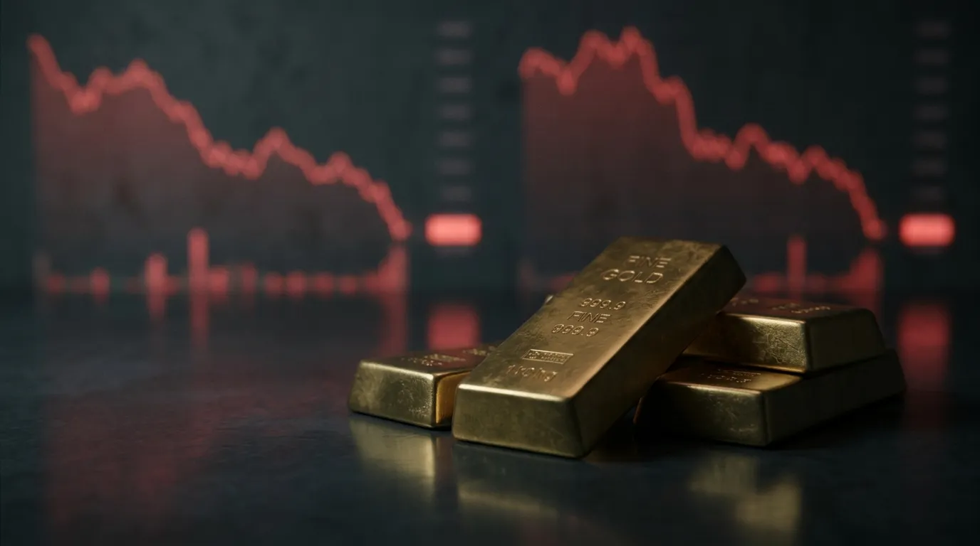 هبوط إضطراري..الذهب عند أدني مستوي في شهرين بسبب التوترات بين الولايات المتحدة وإيران goldd-test