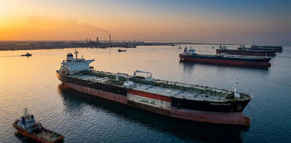 العراق يتحرك لتأمين النفط في الخليج… قرار عاجل باستئجار ناقلات لتخزين الخام ودعم المصافي