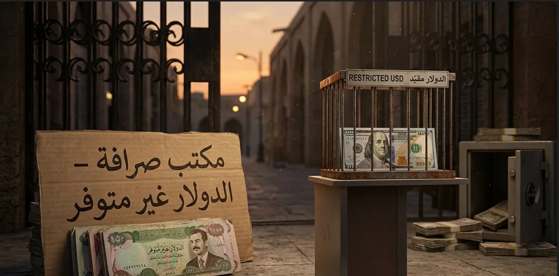 أميركا تشدد قبضتها على الدولار في العراق.. قيود جديدة تهدد التجارة والاستقرار النقدي 