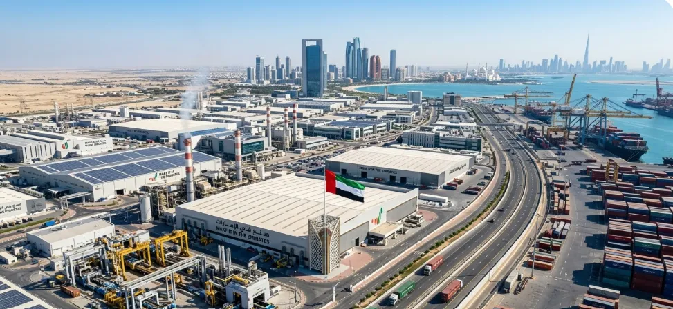 «اصنع في الإمارات 2026» تحقق 104 مليارات درهم صفقات وترسخ مكانة الإمارات كقوة صناعية عالمية اصنع في الإمارات 2026 – صفقات واستثمارات قياسية تعزز الصناعة الإماراتية