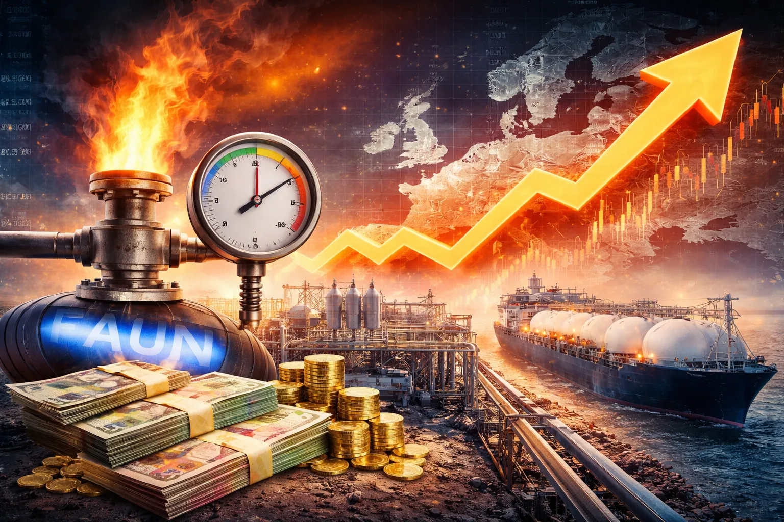 TTF Gas Price Set for Q2 Jumps on European Supply Tightening