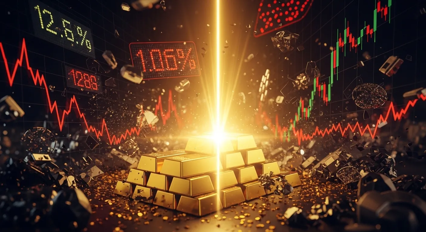 الذهب العالمي يهتز بقوة.. المعدن الأصفر تحت ضغط الدولار وترقب مصيري من الفيدرالي