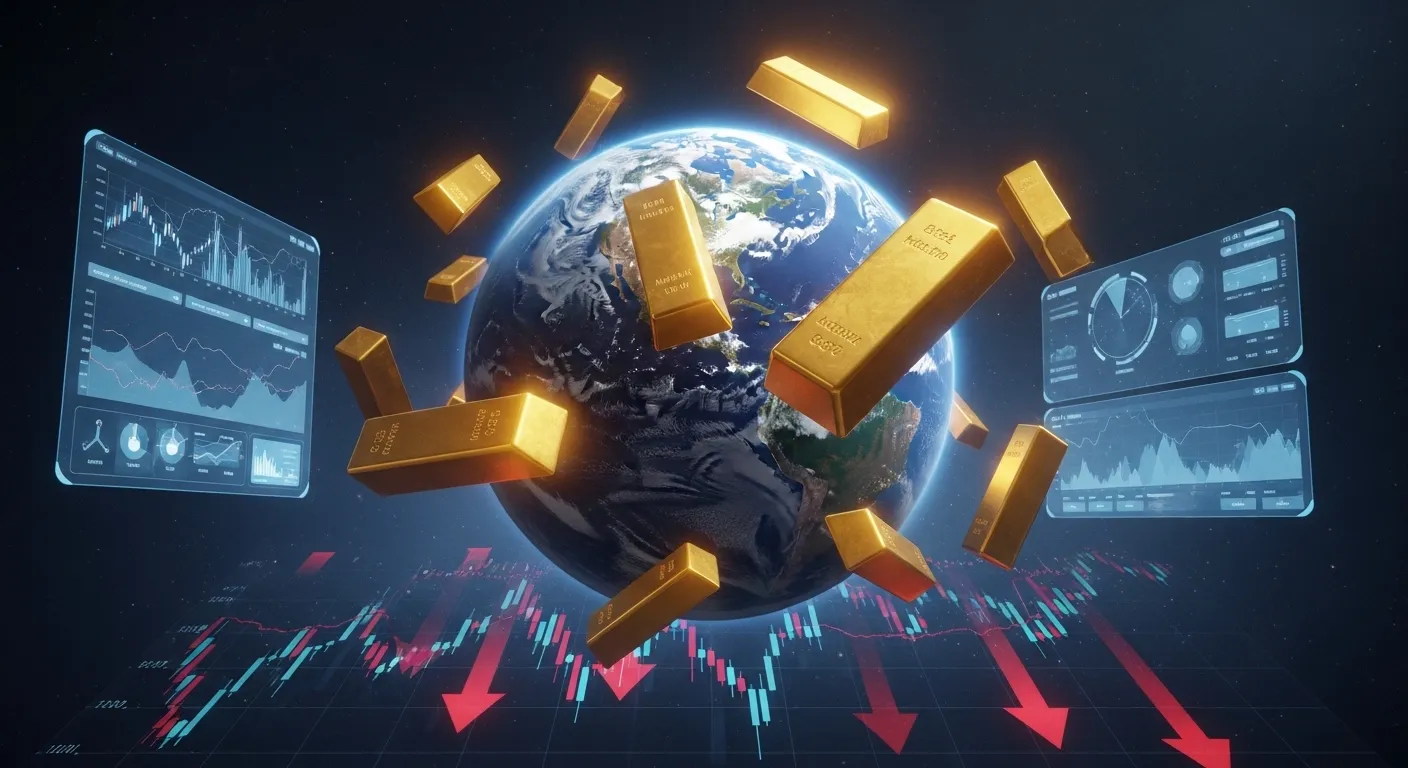 الذهب يتراجع عالميًا رغم التداول قرب مستويات قياسية.. وترقب حاسم للأسواق