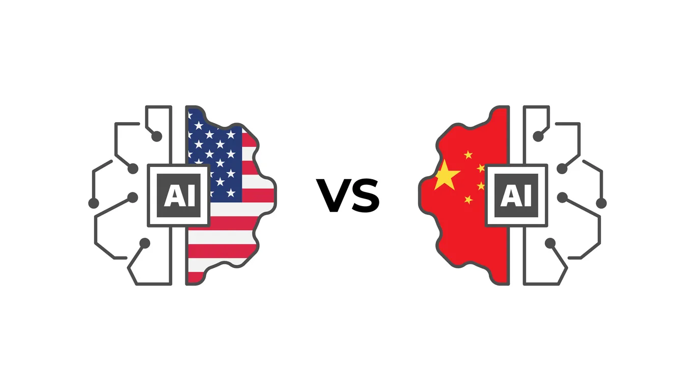 Two Nations Compete for AI Dominance Using Different Strategies.