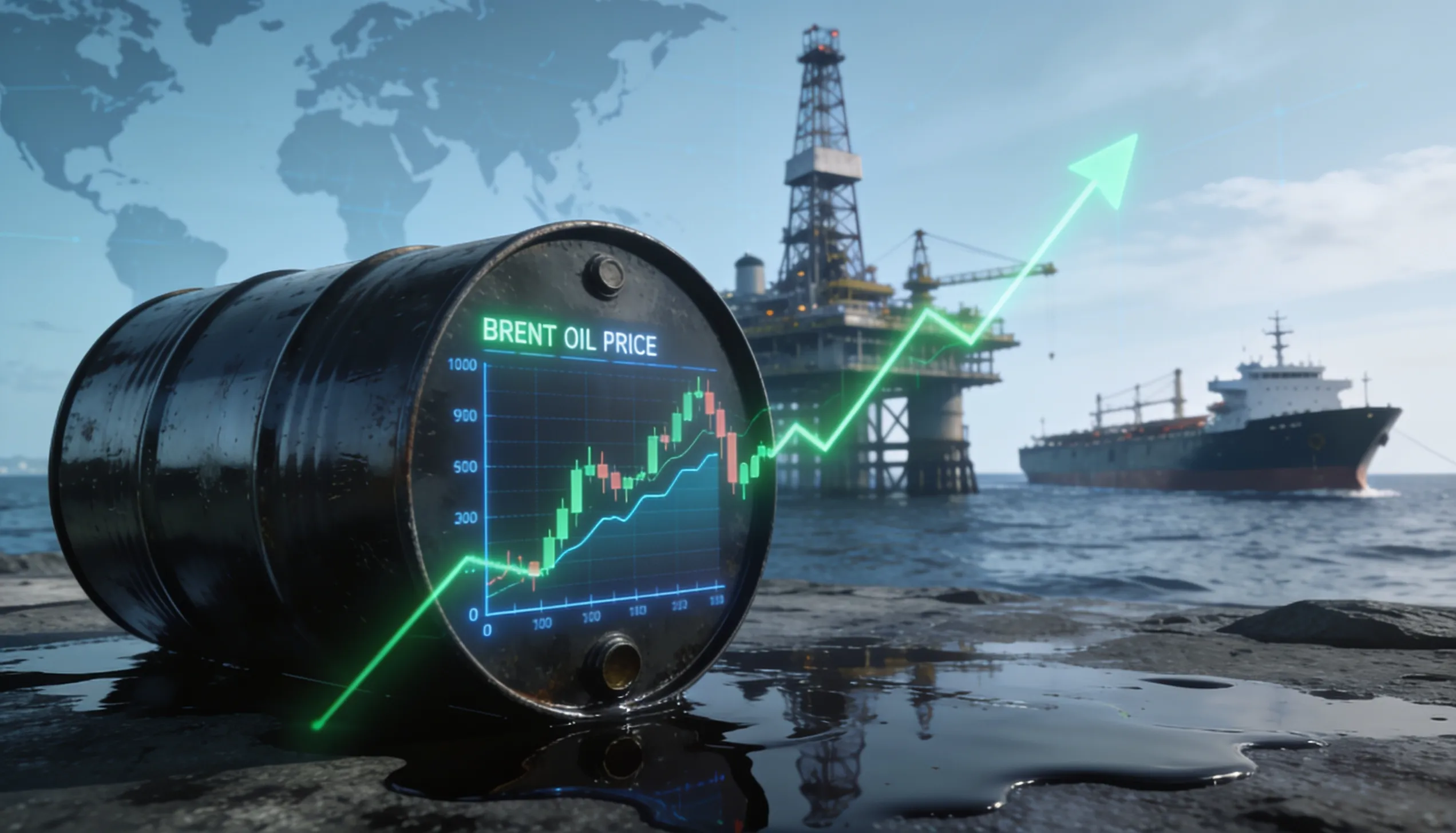 سعر النفط برنت يقفز 2.09% إلى 89.55 دولار وسط توترات هرمز سعر النفط برنت يرتفع 2.09% إلى 89.55 دولار للبرميل