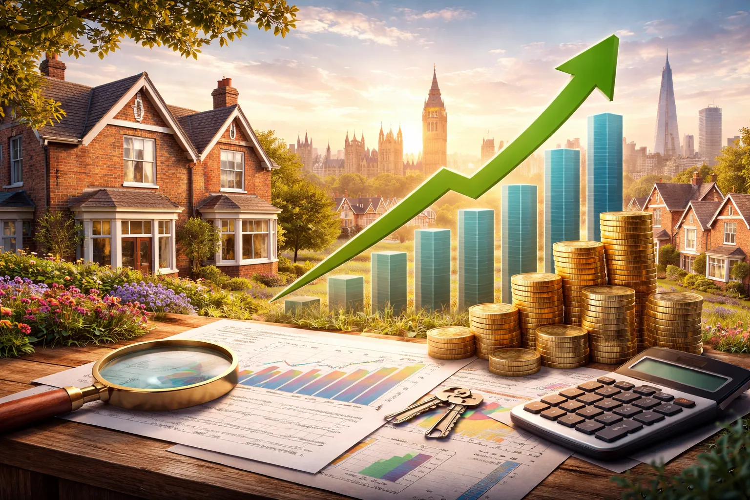 UK House Prices Rise in March, Still Below Last Year