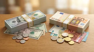 الدولار يتراجع امام اليورو وسط اضطرابات سوق السندات الأمريكية